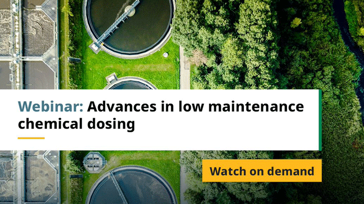 Webinar  Advances in low maintenance chemical dosing