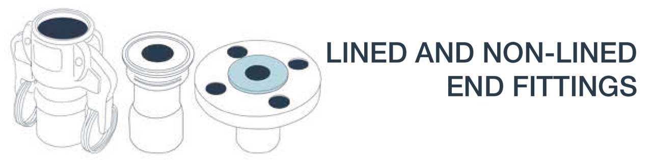 lined and non-lined end fittings
